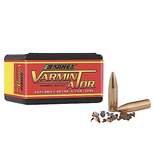 VARMIN-A-TOR 22 CALIBER bullets deliver devastating impact with a hollow point design, perfect for vaporizing predators and varmints with precision.