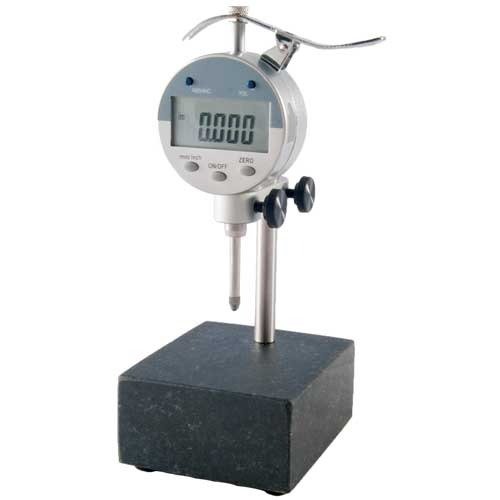 Sinclair Bullet Sorting Stand features a heavy black granite base for stability, quick sorting by base to ogive length, and easy bullet handling with a dial indicator.
