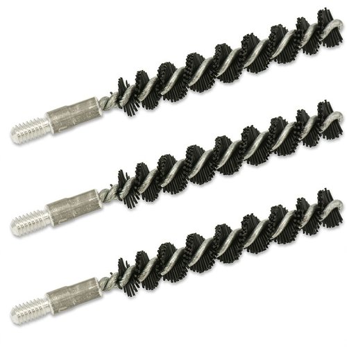 Bore Tech's Proof-Positive Nylon Bore Brushes feature double the bristles for enhanced scrubbing, non-brass cores to prevent fouling, and superior durability.
