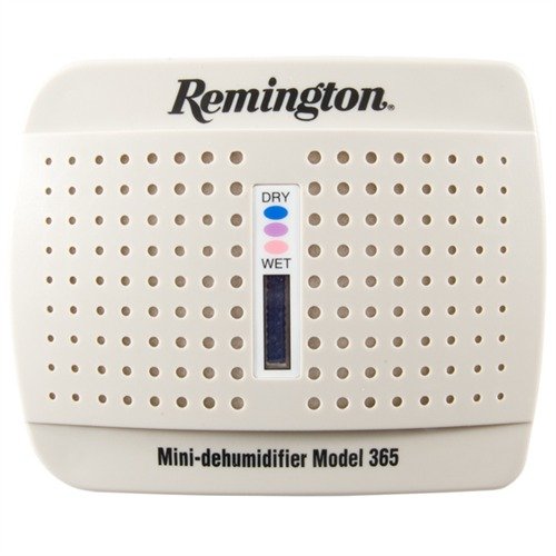 MINI DEHUMIDIFIER MODEL 365 by REMINGTON protects your firearms from rust and mildew with renewable Water Glass Technology, no power needed, perfect for humid climates.