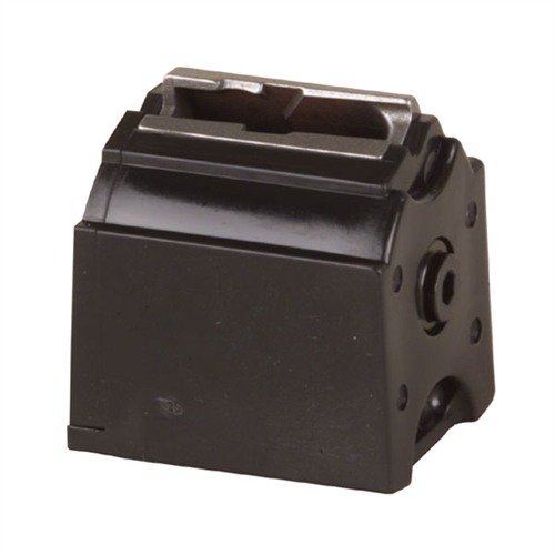 RUGER® 10/22® magazine features a durable hard-polymer body, stainless steel feed lips, and a high-grade spring for reliable feeding and long-lasting performance.