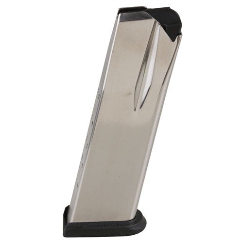 .45 ACP 13-round magazines for Springfield XD/XDM ensure reliable feeding, smooth tactical reloads, and easy cleaning with a polished stainless steel body.