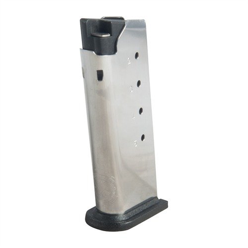 Stainless steel XDS 45ACP magazines offer durability and corrosion resistance, ensuring long-lasting performance for your Springfield XD-S pistol.
