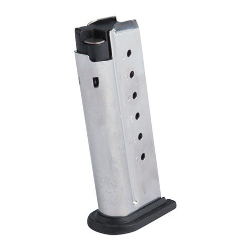 XDS 9mm magazines feature durable stainless steel construction, resist wear and corrosion, and include a removable base plate for easy cleaning.