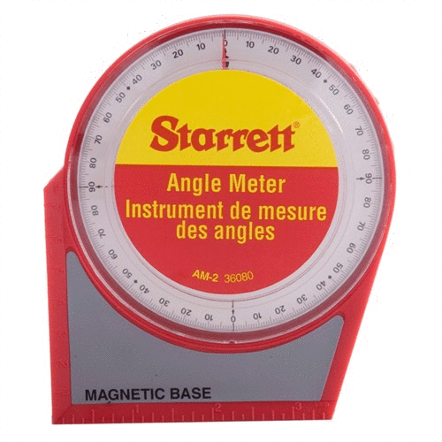 Precise angle measurements from 0 to 90 degrees, magnetic base for hands-free use, and easy-to-read scale make this STARRETT angle meter perfect for gunsmithing.