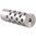 SHREWD MUZZLE BRAKE .865 22 CALIBER 5/8-24 SS SILVER