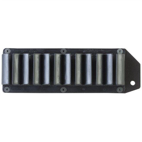 Lehký SIDE SADDLE SHELL HOLDER pro Remington 870/1100/1187, montáž bez úprav, rychlý přístup k 6 nábojům, ideální pro armádu a policii.