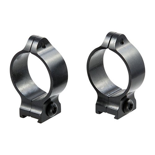 Talley FIXED SCOPE RINGS offer durable steel construction, low-profile Torx® screws for secure mounting, and fit 30mm scope tubes, available in medium height.