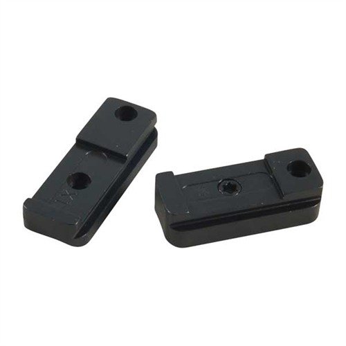 Talley SCOPE RING BASES ensure your scope stays secure with double recoil shoulders, compatible with Fixed and QD rings, available in blue or stainless steel.
