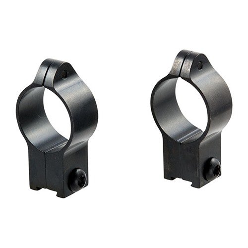 TALLEY RIMFIRE SCOPE RINGS offer a strong steel construction, precision fit, and secure Torx® clamp screws, ensuring reliable performance for 1" scopes.