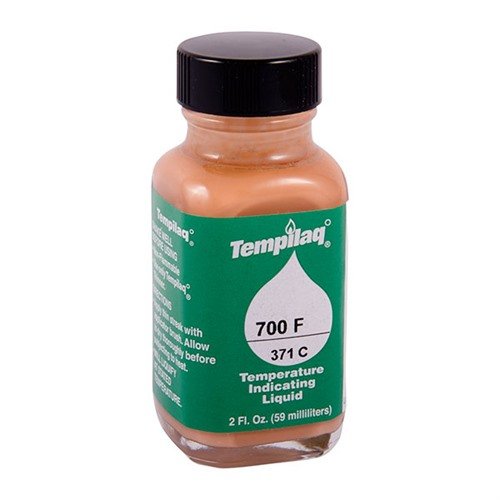 TEMPILAQ® 700°F is a cost-effective heat indicator for hardening and tempering steel, melting sharply at desired temperatures for precise control.