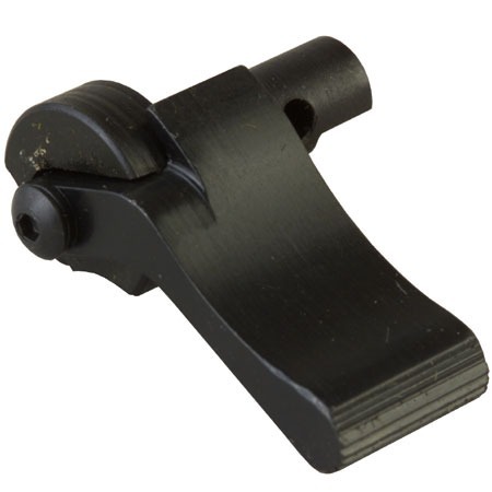 Timney M98 Safety offers faster operation with positive stops, easy installation, and compatibility with low-mounted scopes, ensuring secure bolt and striker lock.