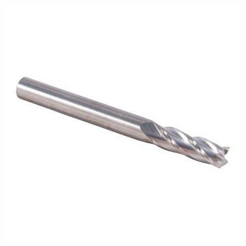 Solid carbide end mills offer clean cuts in hardened steels, ideal for 1911 slide modifications and extending tool life in softer metals.