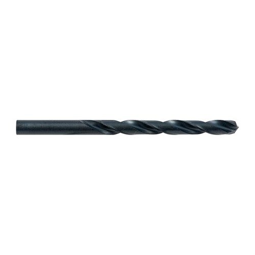 U.S. made high-speed steel jobber length letter drill Q (.332") features a 135° self-centering point for cleaner, accurate holes in tough materials.
