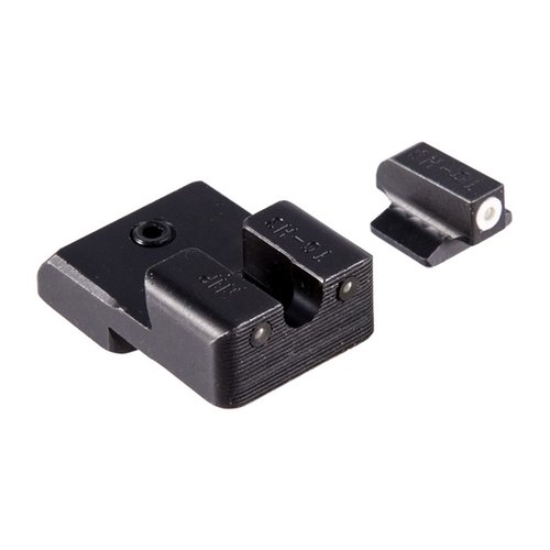 TRUGLO Tritium night sights provide unmatched visibility in darkness, featuring Swiss tritium, a durable Fortress Finish, and easy one-hand operation.