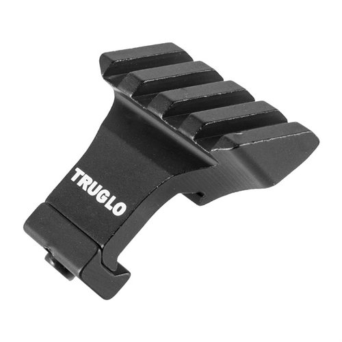 TruGlo's 45° Picatinny riser mount offers seamless transitions to backup optics while keeping your primary sight line clear, all in a lightweight, durable design.