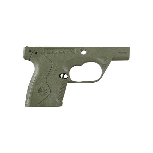Upgrade your Nano with the FRAME OD GREEN BU NANO from BERETTA USA, designed for enhanced grip and durability, perfect for 9mm enthusiasts.
