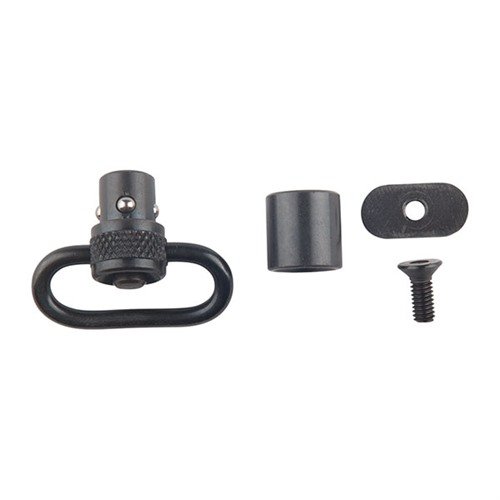 SAKO FLUSH FRONT SWIVELS BLACK STEEL offer durability and a sleek design, ensuring secure attachment for your Sako firearm while maintaining a low profile.