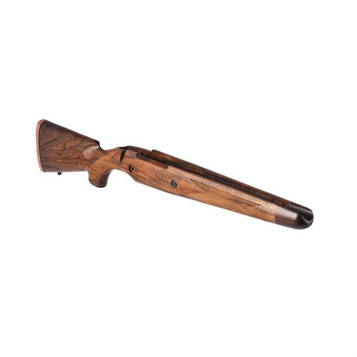 SAKO 85 XL SAFARI STOCK in right-hand design features a durable oil finish in brown, ensuring superior grip and comfort for enhanced shooting accuracy.