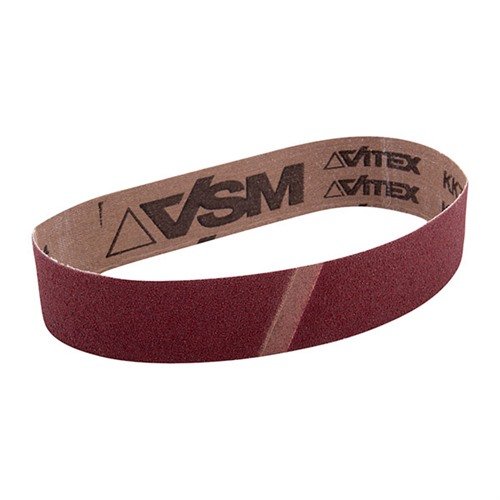 VSM 60 grit sanding belts fit Raytech drums, featuring durable Compact Grain technology for extended life and superior finishes, sold individually.