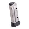 Smith & Wesson M&P Shield 40 S&W magazines offer 6 or 7 round capacities, steel construction, and an extended base-plate for enhanced grip and performance.