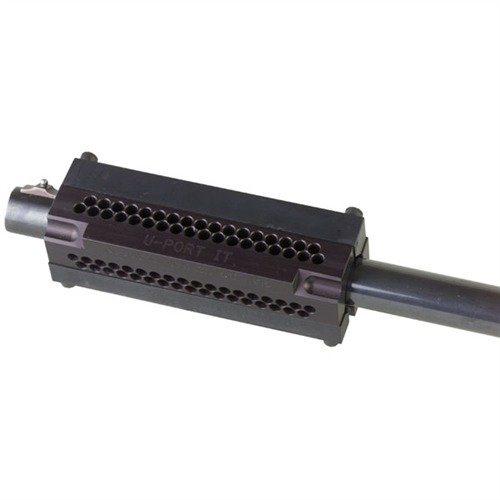 Rychle a snadno vyvrtávejte porty pro snížení zpětného rázu v jakékoli brokovnici s univerzálním jigem U-PORT IT pro přesné portování hlavně.