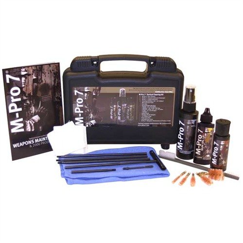TACTICAL GUN CLEANING KIT offers military-grade cleaning gear in a compact case, including Gun Cleaner, Copper Remover, Gun Oil LPX, brushes, and patches.