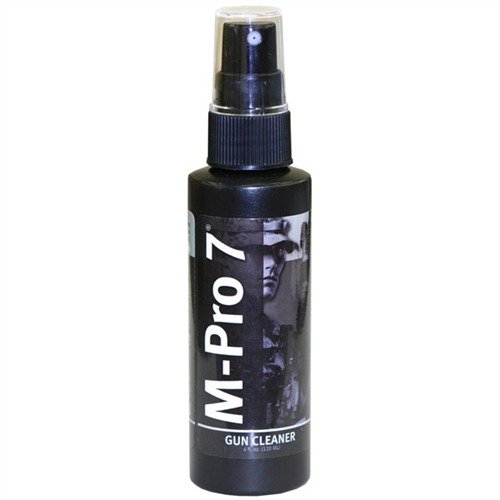 M-PRO 7 GUN CLEANER offers a powerful, biodegradable formula that cleans gun bores, breaks down fouling, and leaves a rust-inhibiting film, safe for all metals.