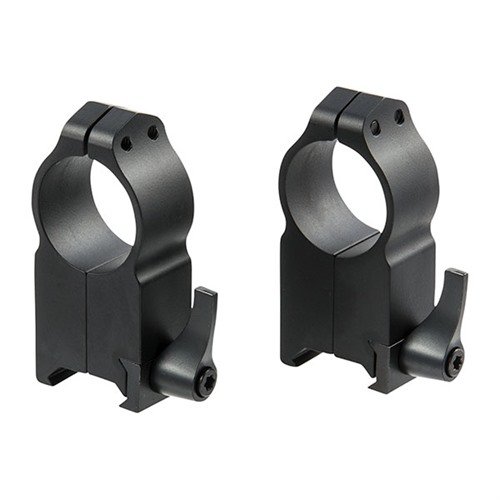 Warne Maxima QD Rings offer unmatched durability, precision fit, and easy reattachment without loss of zero, perfect for all Weaver-style bases.