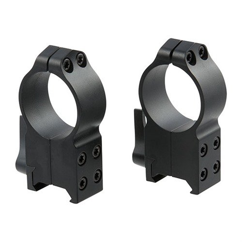 Warne Maxima Quick Detach Rings offer durable all-steel construction, adjustable levers for easy optics removal, and precise zero retention for reliable performance.