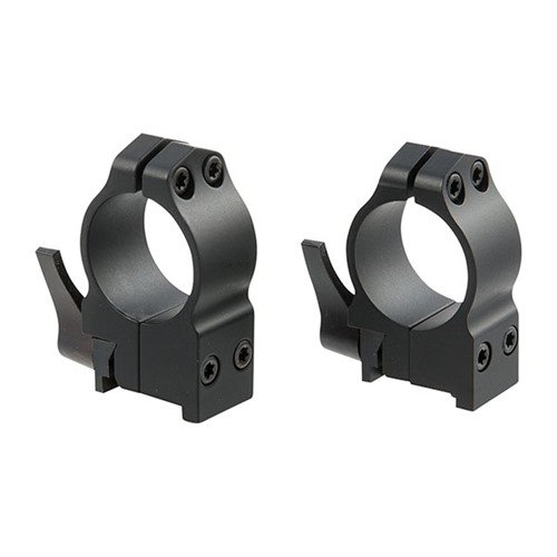 MAXIMA QD Ruger rings offer quick detach functionality, precision CNC machined strength, and compatibility with various Ruger models, ensuring zero retention.