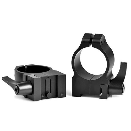 Warne's Maxima Tikka Rings offer solid steel construction, Quick Detach convenience, and a Tikka specific recoil pin for secure optics mounting with no loss of zero.
