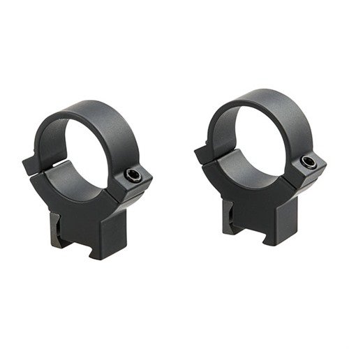 Strongest small bore scope rings fit 3/8” & 11mm dovetails, featuring a reversible clamp for optimal fit and secure attachment with T-15 Torx fasteners.
