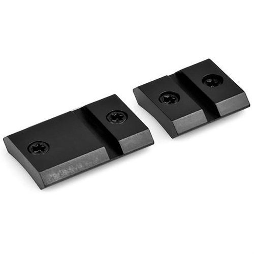 Warne Maxima 2-Piece Steel Bases offer a sleek, low-profile design, robust Weaver-style mounting, and full width recoil slots for optimal performance.