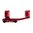 WARNE MFG. COMPANY 30MM ULTRA HIGH (1.435") 0 MOA MOUNT, RED