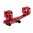 WARNE MFG. COMPANY 34MM ULTRA HIGH (1.435") 0 MOA MOUNT, RED