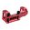 WARNE MFG. COMPANY 34MM ULTRA HIGH (1.435") 0 MOA MOUNT, RED