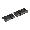WARNE MFG. COMPANY HS PRECISION, REM 700 POLICE MAXIMA 2PC STEEL BASE MATTE