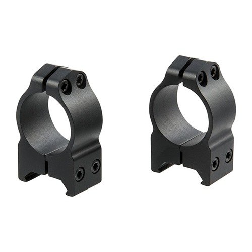 Maxima Fixed Rings offer unmatched durability with 4 screws, wider clamping, and a unique recoil key for secure optics on Weaver and Picatinny bases.