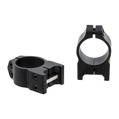 Maxima Fixed Rings offer unmatched durability with 4 screws, wider clamping, and a unique recoil key for secure optics on Weaver and Picatinny bases.