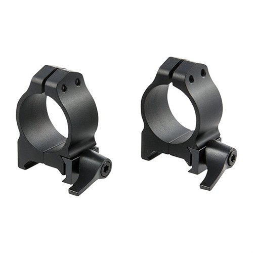 MAXIMA Quick Detach Rings offer unmatched durability, precision fit, and easy lever adjustment, ensuring zero retention and compatibility with Weaver-style bases.
