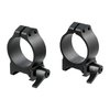 Warne Maxima QD Rings offer durable, precision CNC machined steel construction with adjustable levers, ensuring zero retention and compatibility with Weaver-style bases.