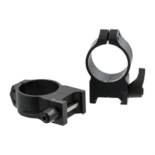 Warne Maxima Quick Detach Rings offer durable all-steel construction, adjustable levers, and precise zero retention, fitting Weaver-style bases perfectly.
