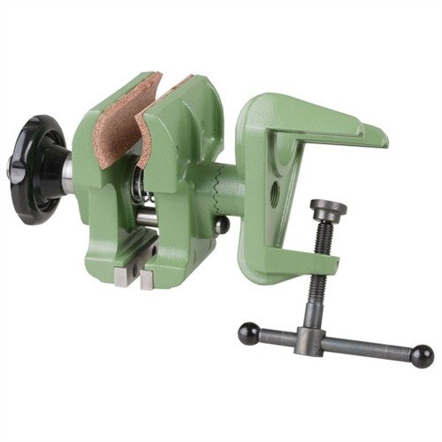 BISLEY GUNSMITHING VISE offers 360° clamping, precise adjustments, and a lightweight design, making it perfect for detailed gun maintenance anywhere.