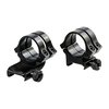 QUAD LOCK RINGS offer double clamping power with two caps per base, ensuring secure scope positioning and preventing rotation, all in a lightweight aluminum design.