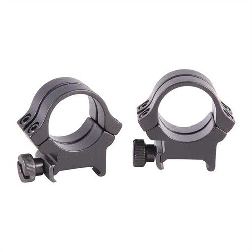 QUAD LOCK RINGS offer double clamping power with two caps per base, ensuring secure scope positioning and stability, all in a lightweight aluminum design.