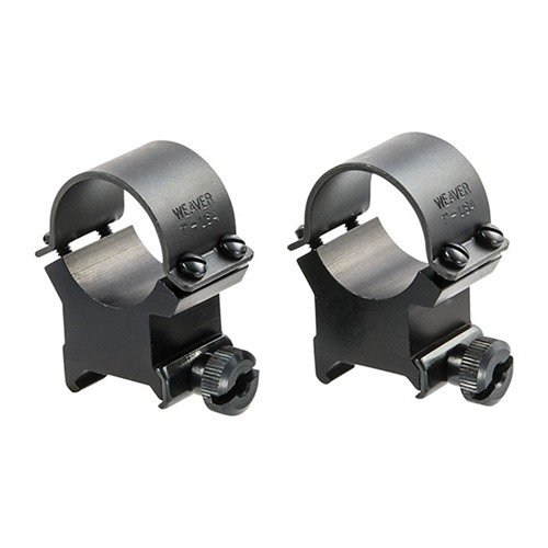 SURE-GRIP RINGS offer strong 4-screw clamping power, ensuring your scope stays square and returns to zero easily, with durable aluminum and steel construction.