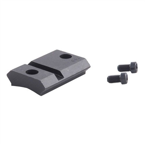 Solid steel, two-piece bases for rifles and handguns, offering high strength and flexibility for mounting various scopes. Fits a wide range of models.