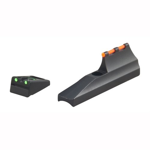 Zvýšte viditelnost a přesnost s naším REMINGTON 700 SIGHT SET, který obsahuje optické vlákno a nastavitelný U-Notch zadní mířidlo pro rychlé zaměření.