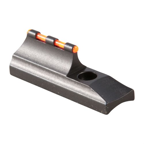 RIFLE FIRE SIGHT RAMP offers a durable CNC machined aluminum design and a bright fire red fiber optic rod for high visibility in any lighting conditions.